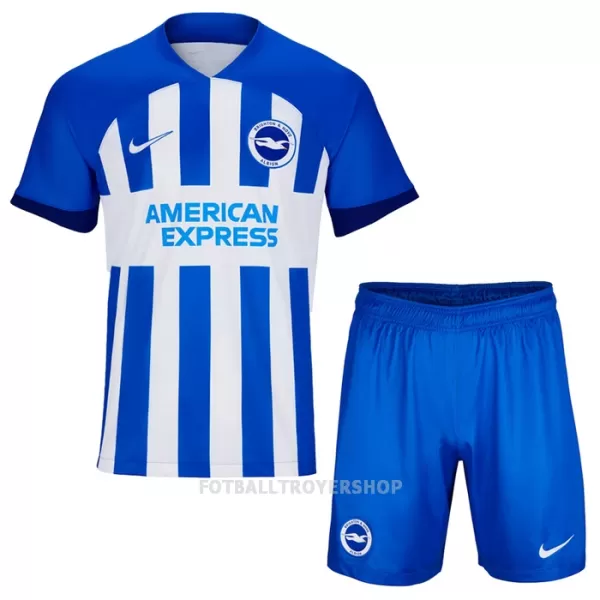 Brighton Hove Albion Hjemmedrakt Barn 2023/2024 - med Bukse