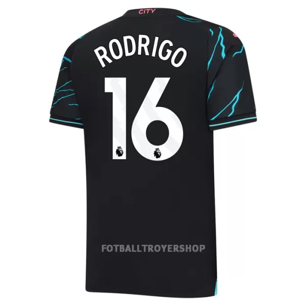 Manchester City Rodrigo 16 Tredjedrakt Barn 2023/2024 - med Bukse