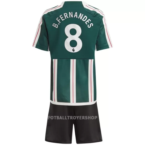 Manchester United Bruno Fernandes 8 Bortedrakt Barn 2023/2024 - med Bukse