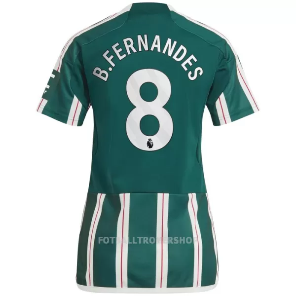 Manchester United Bruno Fernandes 8 Bortedrakt Dame 2023/2024