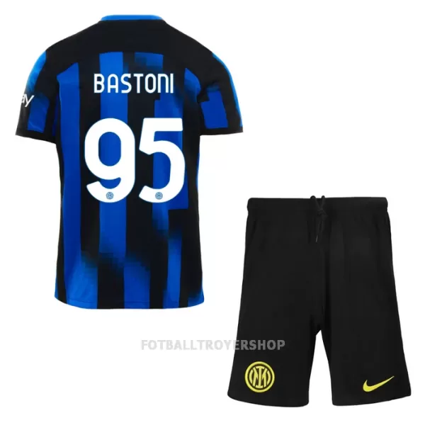 Inter Milan Bastoni 95 Hjemmedrakt Barn 2023/2024 - med Bukse