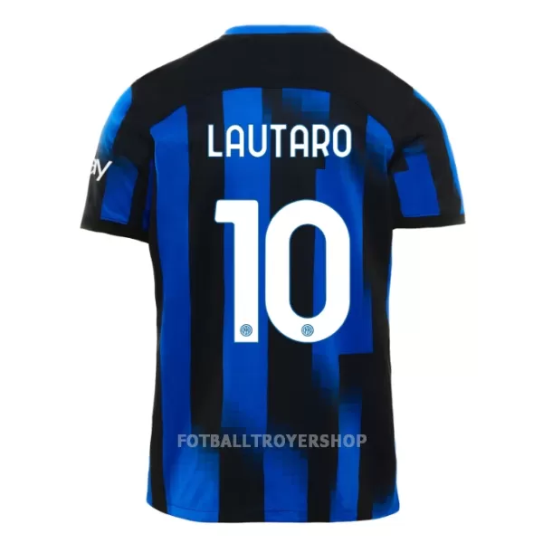 Inter Milan Lautaro Martinez 10 Hjemmedrakt Barn 2023/2024 - med Bukse