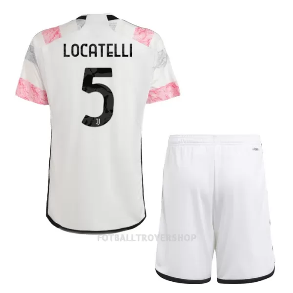 Juventus Locatelli 5 Bortedrakt Barn 2023/2024 - med Bukse