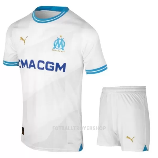 Olympique de Marseille Hjemmedrakt Barn 2023/2024 - med Bukse