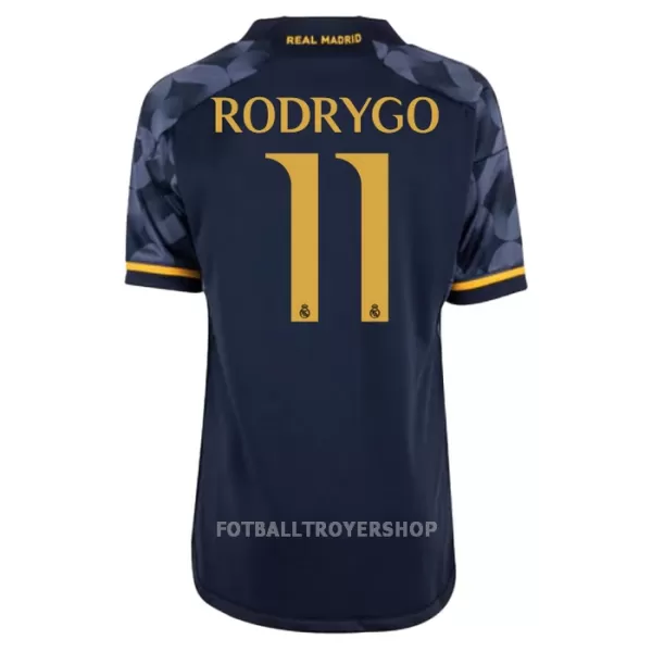 Real Madrid Rodrygo 11 Bortedrakt Barn 2023/2024 - med Bukse