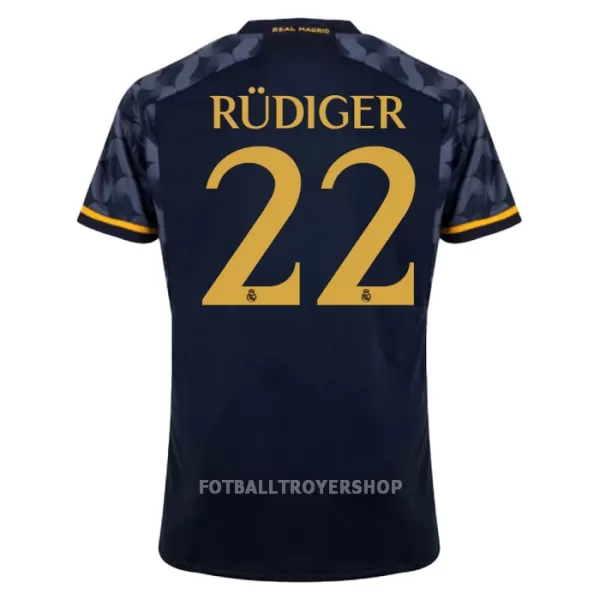 Real Madrid Rudiger 22 Bortedrakt Herre 2023/2024