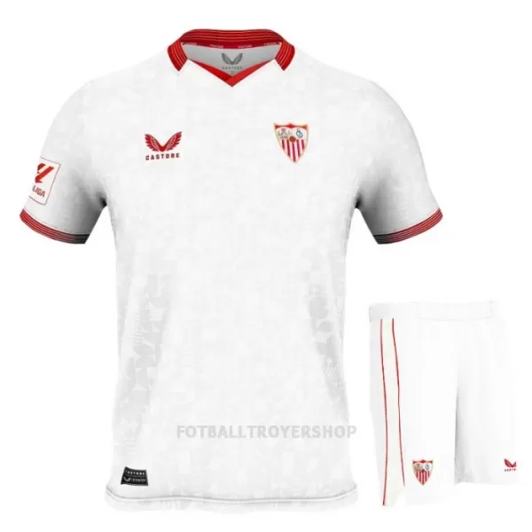 Sevilla FC Hjemmedrakt Barn 2023/2024 - med Bukse