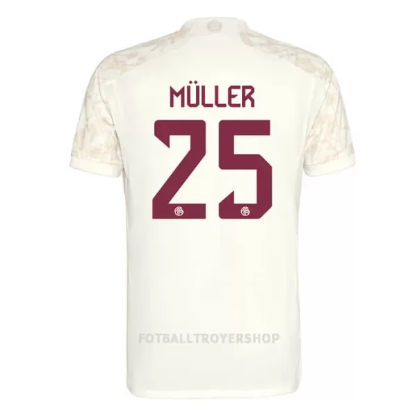 FC Bayern München Müller 25 Champions League Tredjedrakt Barn 2023/2024 - med Bukse