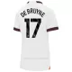 Manchester City Kevin De Bruyne 17 Bortedrakt Dame 2023/2024