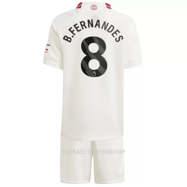 Manchester United Bruno Fernandes 8 Tredjedrakt Barn 2023/2024 - med Bukse