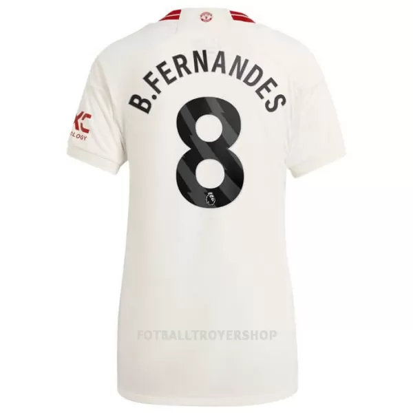 Manchester United Bruno Fernandes 8 Tredjedrakt Dame 2023/2024