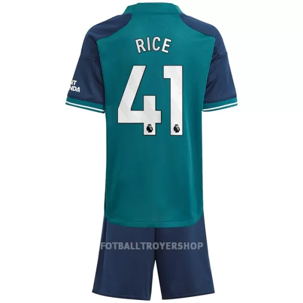 Arsenal Rice 41 Tredjedrakt Barn 2023/2024 - med Bukse