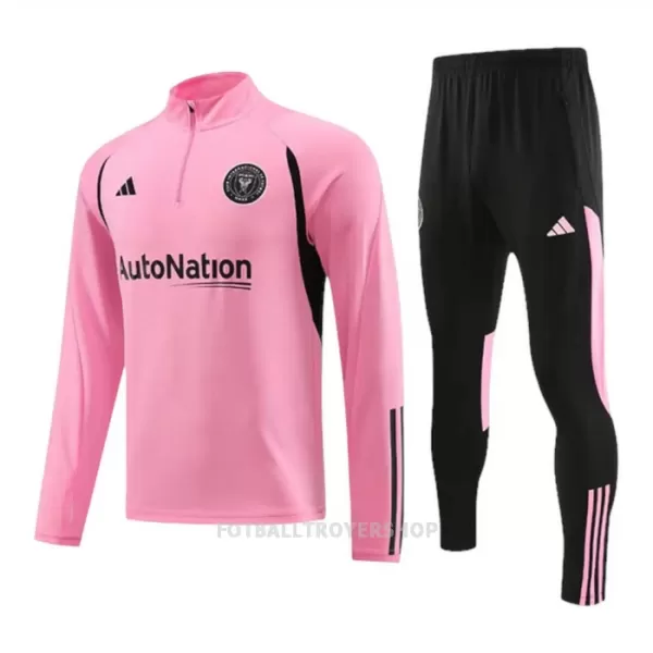 Inter Miami CF Kvart-Zip Trenings Collegegenser Set Herre 2023/2024 Rosa