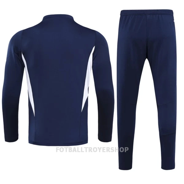 Italia Kvart-Zip Trenings Collegegenser Set Herre 2023/2024 Navy