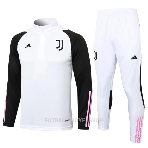 Juventus Kvart-Zip Trenings Collegegenser Set Herre 2023/2024 Hvit