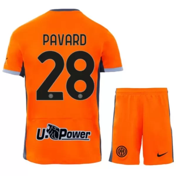 Inter Milan Pavard 28 Tredjedrakt Barn 2023/2024 - med Bukse