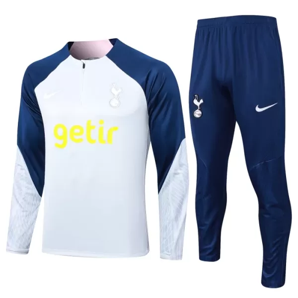 Tottenham Hotspur Kvart-Zip Trenings Collegegenser Herre 2023/2024 Hvit