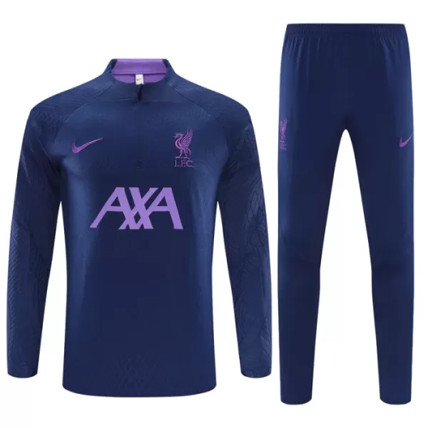 Liverpool Kvart-Zip Trenings Collegegenser Herre 2023/2024 Navy