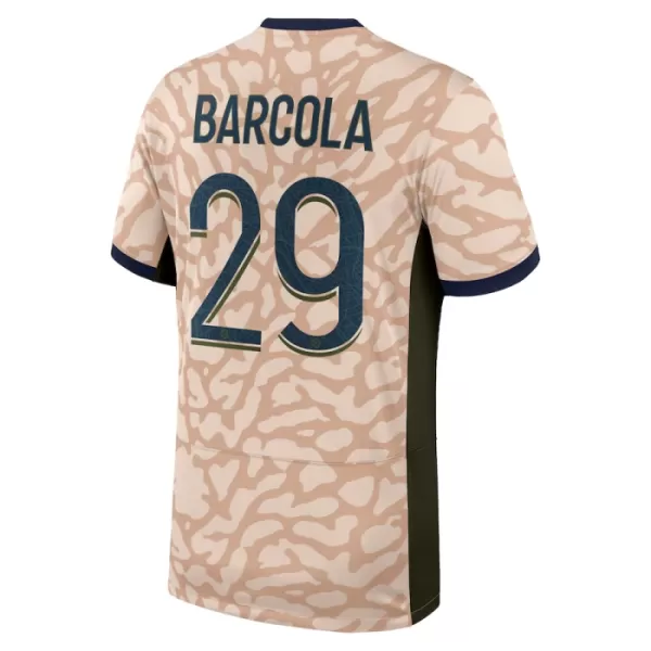 Paris Saint-Germain Bradley Barcola 29 Fjerdedrakt Herre 2023/2024 Jordan