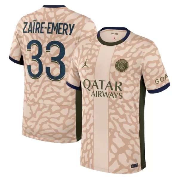 Paris Saint-Germain Zaire-Emery 33 Fjerdedrakt Herre 2023/2024 Jordan