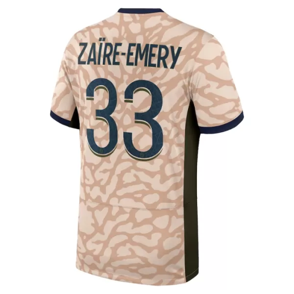 Paris Saint-Germain Zaire-Emery 33 Fjerdedrakt Herre 2023/2024 Jordan