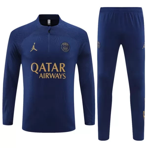 Paris Saint-Germain Kvart-Zip Trenings Collegegenser Barn 2023/2024 Navy