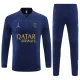 Paris Saint-Germain Kvart-Zip Trenings Collegegenser Barn 2023/2024 Navy