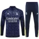 Real Madrid Kvart-Zip Trenings Collegegenser Barn 2023/2024 Navy