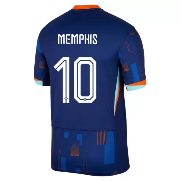 Nederland Memphis 10 Bortedrakt Herre EM 2024