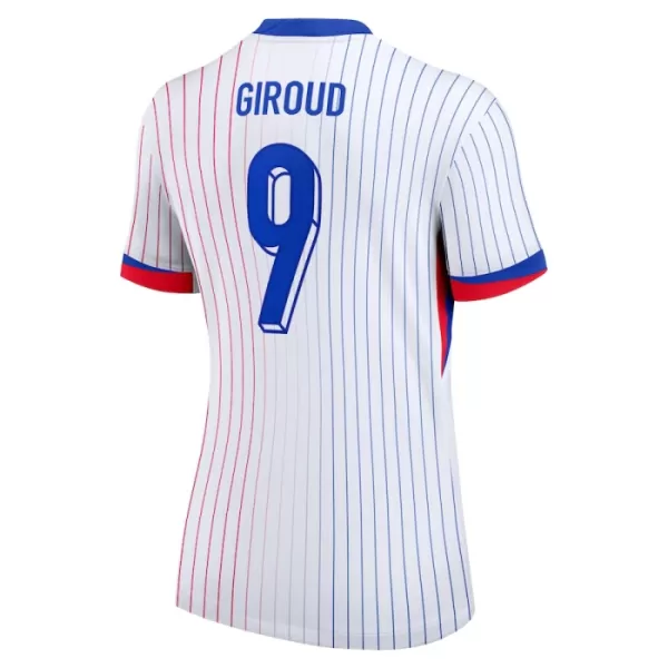 Frankrike Giroud 9 Bortedrakt Dame EM 2024