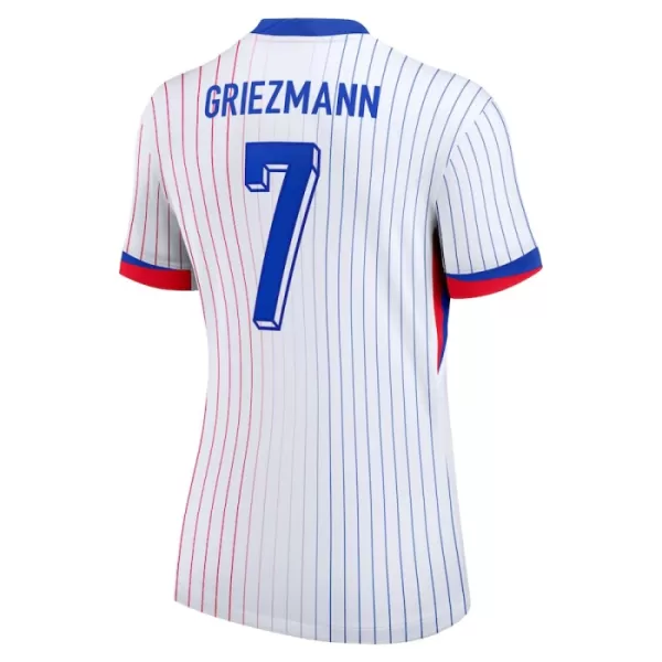 Frankrike Griezmann 7 Bortedrakt Dame EM 2024