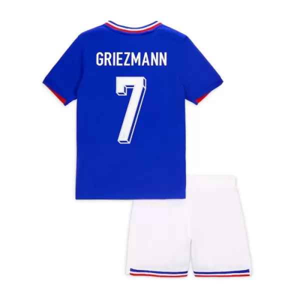 Frankrike Griezmann 7 Hjemmedrakt Barn EM 2024 - med Bukse