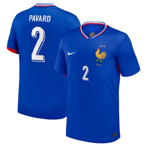 Frankrike Pavard 2 Hjemmedrakt Herre EM 2024