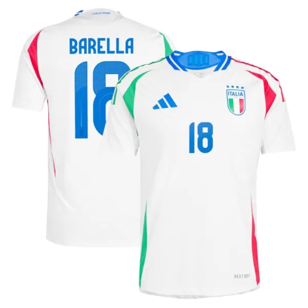 Italia Barella 18 Bortedrakt Herre EM 2024