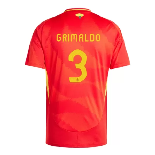 Spania Alejandro Grimaldo 3 Hjemmedrakt Herre EM 2024