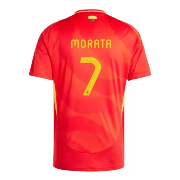 Spania Alvaro Morata 7 Hjemmedrakt Herre EM 2024