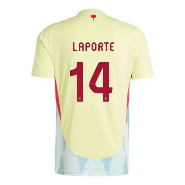 Spania Aymeric Laporte 14 Bortedrakt Herre EM 2024