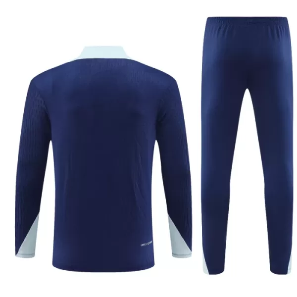 Frankrike Kvart-Zip Trenings Collegegenser Barn 2024/2025 Navy