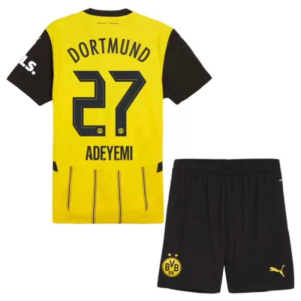 Borussia Dortmund Adeyemi 27 Hjemmedrakt Barn 2024/2025 - med Bukse