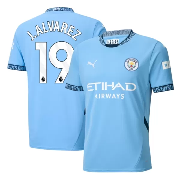 Manchester City J. Alvarez 19 Hjemmedrakt Herre 2024/2025