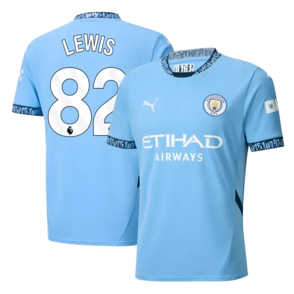 Manchester City Rico Lewis 82 Hjemmedrakt Herre 2024/2025