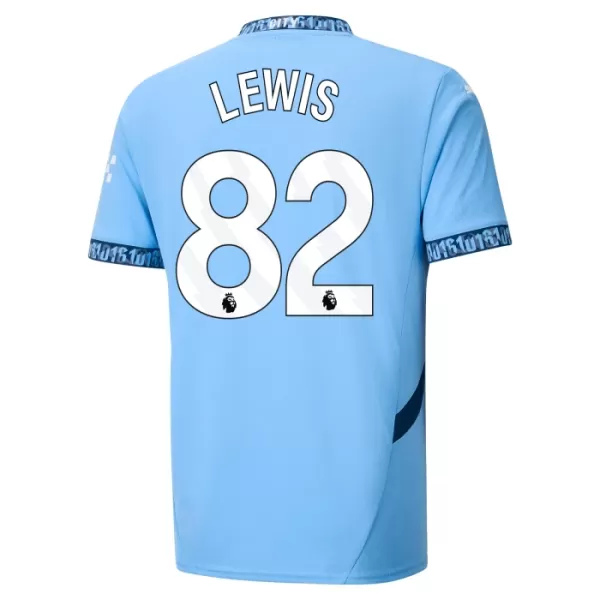 Manchester City Rico Lewis 82 Hjemmedrakt Herre 2024/2025