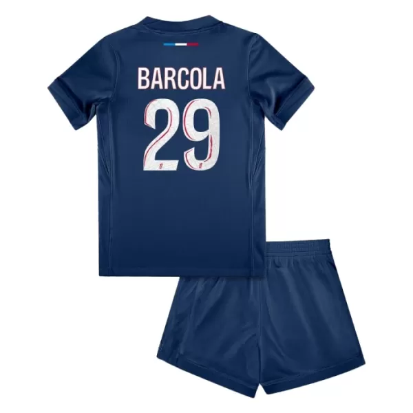 Paris Saint-Germain Bradley Barcola 29 Hjemmedrakt Barn 2024/2025 - med Bukse