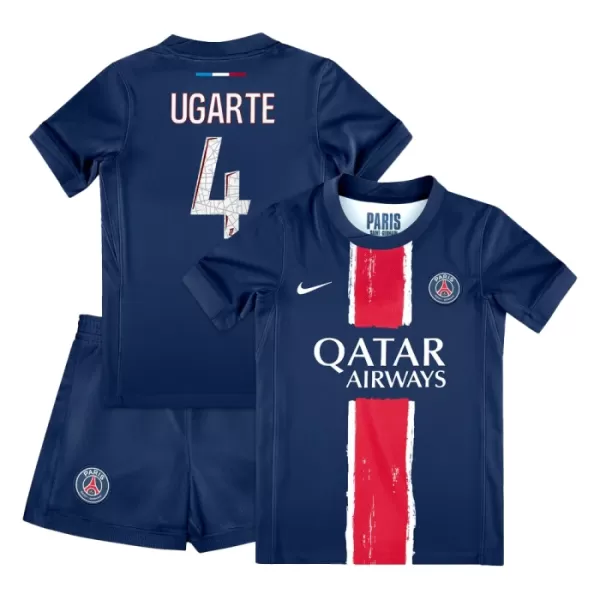 Paris Saint-Germain Manuel Ugarte 4 Hjemmedrakt Barn 2024/2025 - med Bukse