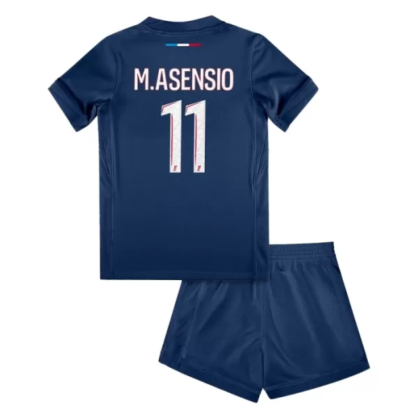 Paris Saint-Germain Marco Asensio 11 Hjemmedrakt Barn 2024/2025 - med Bukse