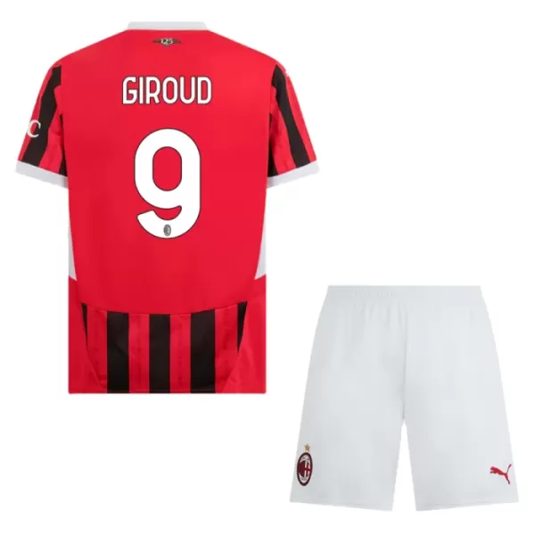 AC Milan Giroud 9 Hjemmedrakt Barn 2024/2025 - med Bukse