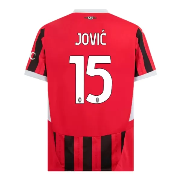 AC Milan Jovic 15 Hjemmedrakt Barn 2024/2025 - med Bukse