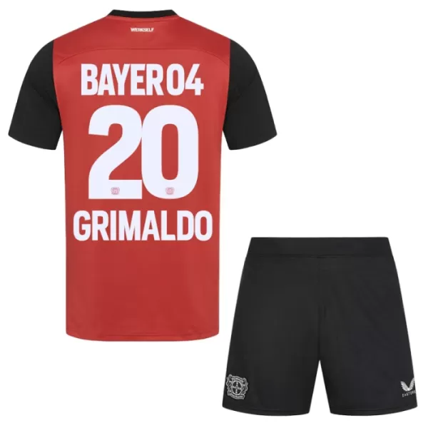 Bayer Leverkusen Alejandro Grimaldo 20 Hjemmedrakt Barn 2024/2025 - med Bukse