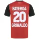 Bayer Leverkusen Alejandro Grimaldo 20 Hjemmedrakt Barn 2024/2025 - med Bukse