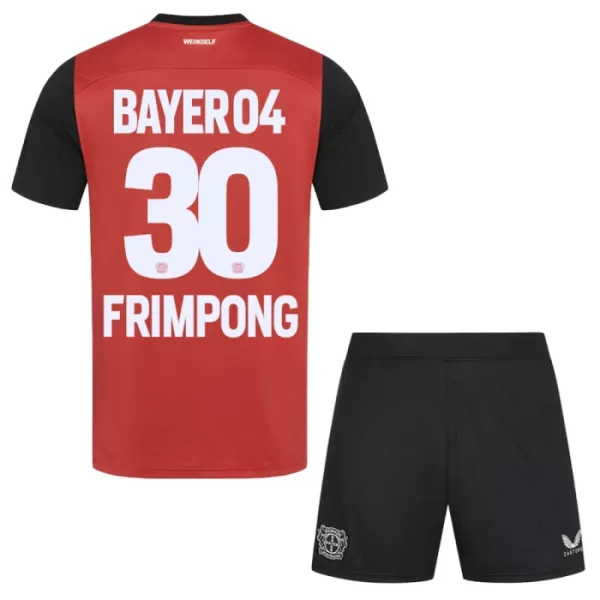 Bayer Leverkusen Jeremie Frimpong 30 Hjemmedrakt Barn 2024/2025 - med Bukse